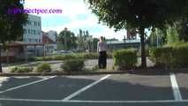 069022 Tiffany Slips Into A Builder's Yard For A Discrete Pee