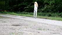 Leggings in weiß