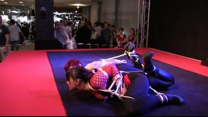 2 Supermodels in 2 Supertight Hogties !