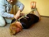 Hogtied