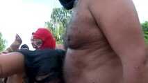 HORNY GARDEN GANGBANG OUTDOOR-FUCKING