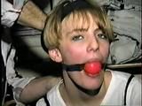 BONDAGE CUSTOM #9-B  TOES-TIED & BALL-GAGGED 