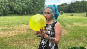 outdoor Blow2Pop B14 and Q16 balloons