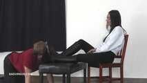 Around the feet of Mistress Natasa