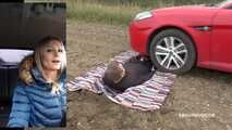 Tatjana drives a Hyundai Coupe on his servant