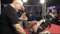 Bondage Challenge Stage at BoundCon XIII - Jim Hunter & Mr. Ogre vs. Elise Graves & Fayth on Fire