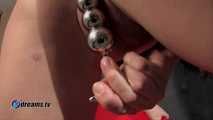 Yvette Metall Dildo Vergnügen