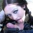 Clear Dirndl Dress - Hot Blowjob & Handjob with Gloves - Knead my Tits