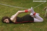 Tanja - Tied up in the forest 3