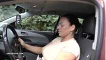Mistress Jenna exercises power over his car