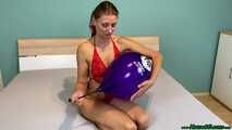 Blow2Pop purple TT17 *Happy Birthday* in red lingerie
