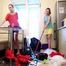 Merida & Hannah - Trash bag cleaning with bondage (video)
