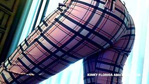 Teen Barbie Stripping Out Of Plaid Pants-Selfies