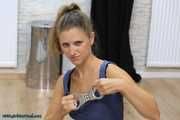 Sophia barfeet and hogcuffed