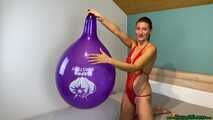 Blow2Pop purple TT17 *Happy Birthday* in red lingerie