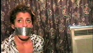 SEXY LEGS, FEET & TOES TIGHTLY CHAIR & BALL-TIED HOSTAGE (F1-17)