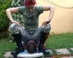 Fetisha's facesitting-punishment 1