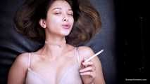 Check out the latest smoking video of your familiar girl Irina 
