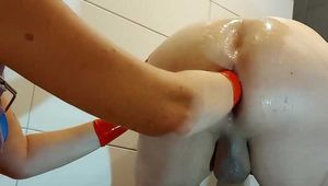 My Latexhands are deep in your Asshole