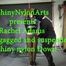 Rachel Adams bound, gagged and suspended in shiny nylon Down