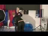 Watch 3 Archive videos with Kathy and Petra enjoying their shiny nylon Rainwear from 2009