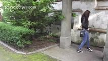 078033 Rachel Evans Takes A pee In The Park