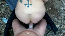 Cum for Kitty (40) | Skinny MILF Forest GangBang