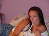 Barley Legal Teen Chynna Lynn Fucking Her Pussy And Asshole With Oversized Pencil