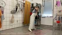 Schlachthausputzen #rubberapron #Gummistiefel #rubberboots