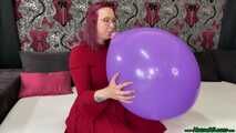 Blow2Pop a purple TT17 pastel while smoking a cigarette