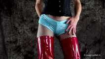 Meine blaue Hotpants
