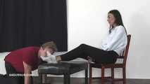Around the feet of Mistress Natasa