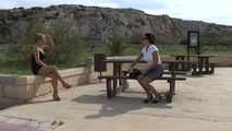 016185 Eve Pees In The Picnic Area
