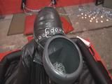 in the funnel gag pissing Part1 