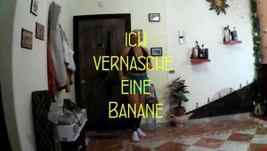 I'm devouring a banana