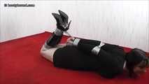 Daphne in hogtie photographed