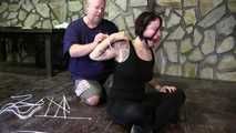 Extreme Ziptie Challenge for tattoeDMomo - her tightest one so far...