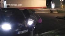 118003 Cynthia Vellons Pees By Her Car
