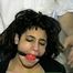 BALL-GAGGED, TIT TIED, TINY LATINA GIRL (D14-6)