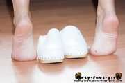 weiße Berkemann Clogs