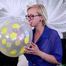 Blow2Pop clear U16 yellow polka dot