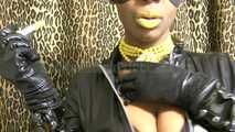 Latex Yellow Lips