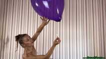 Blow2Pop green U14 while smoking and cig2pop another balloons
