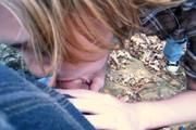 Aubrey Lee - naughty babysitter gives an outdoor blowjob