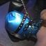 Slave girl rides a dildo