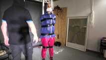 Ms Ungeniert tied and gagged in Rainwear