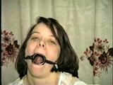 RING-GAGGED, MOUTH STUFFED, DROOLING & GAG TALKING PIPER (D28-01)