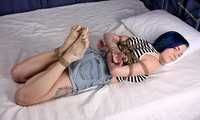 Diane hogtied