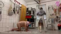 #Slaughter in white - My long white #rubberapron in use