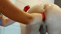 My Latexhands are deep in your Asshole
